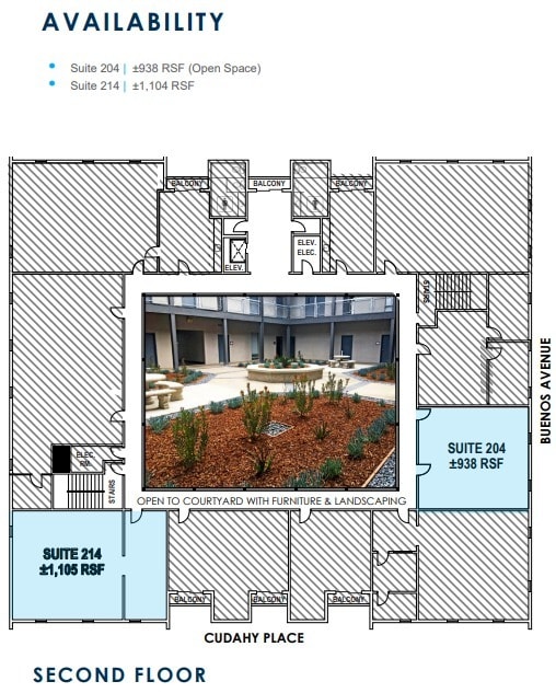 1094 Cudahy Pl, San Diego, CA à louer Plan d’étage– Image 1 sur 1