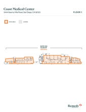 3444 Kearny Villa Rd, San Diego, CA à louer Plan d’étage– Image 1 sur 2