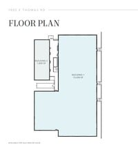 1802 E Thomas Rd, Phoenix, AZ à vendre Plan d’étage– Image 1 sur 1