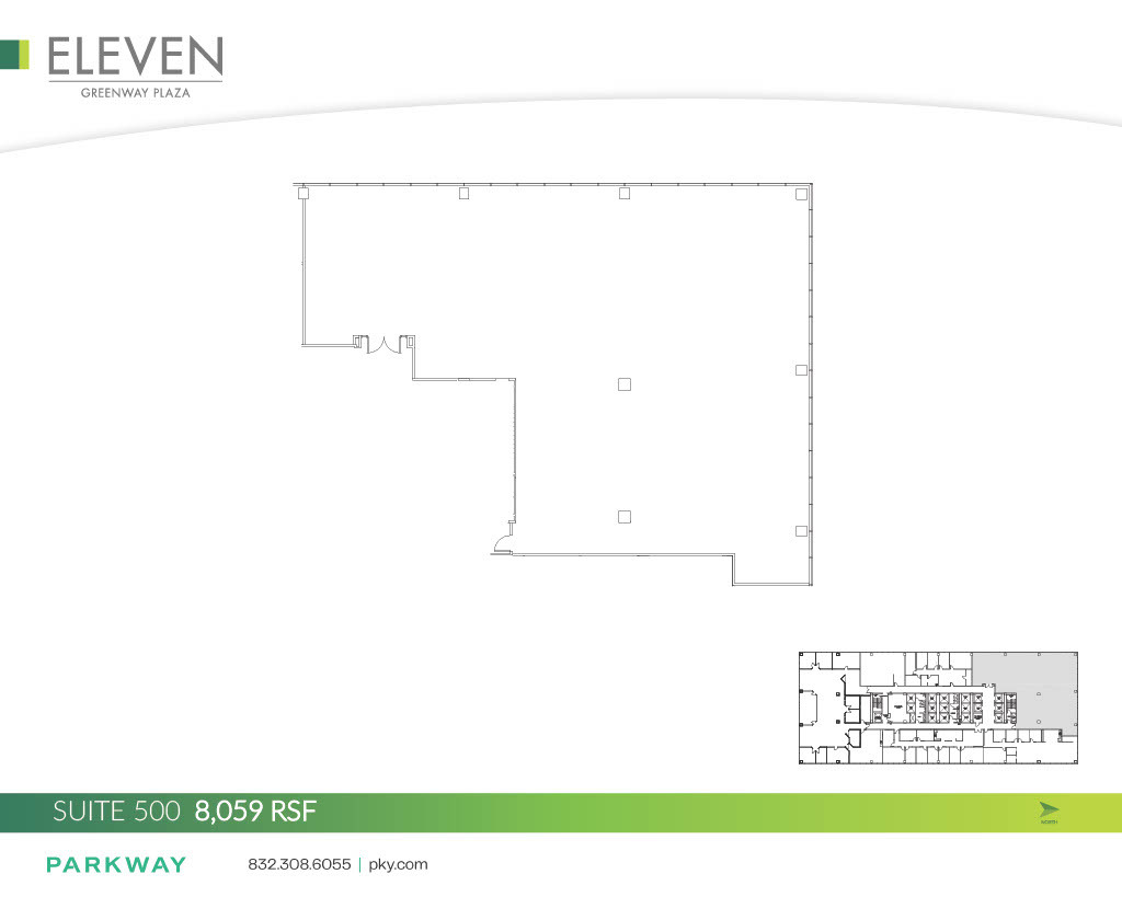 11 Greenway Plz, Houston, TX à louer Plan d’étage– Image 1 sur 1