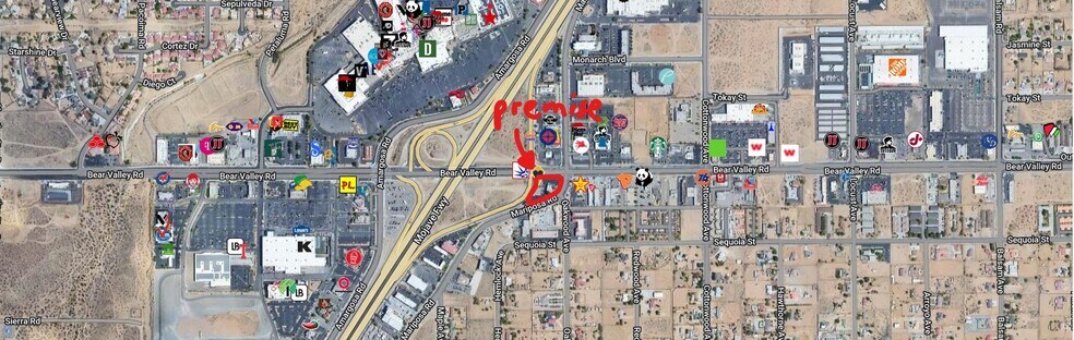 14665 Bear Valley Rd, Hesperia, CA à louer - Aérien – Image 3 sur 4