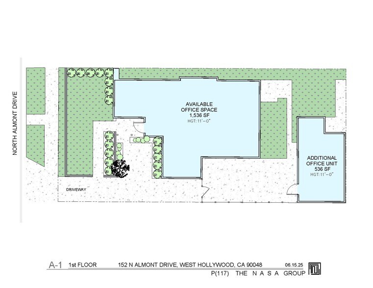 152 N Almont Dr, West Hollywood, CA à louer - Plan d’étage – Image 2 sur 2