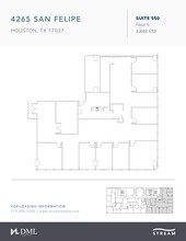 4265 San Felipe St, Houston, TX à louer Plan d’étage– Image 1 sur 1