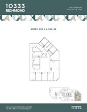 10333 Richmond Ave, Houston, TX à louer Plan d’étage– Image 1 sur 1