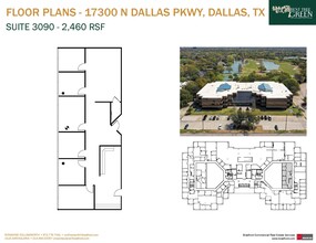 17300 N Dallas Pky, Dallas, TX à louer Plan d’étage– Image 1 sur 1