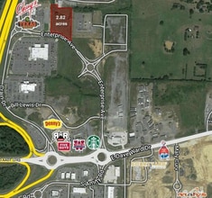 Lewis Ranch Rd, Conway, AR - VUE AÉRIENNE vue de carte