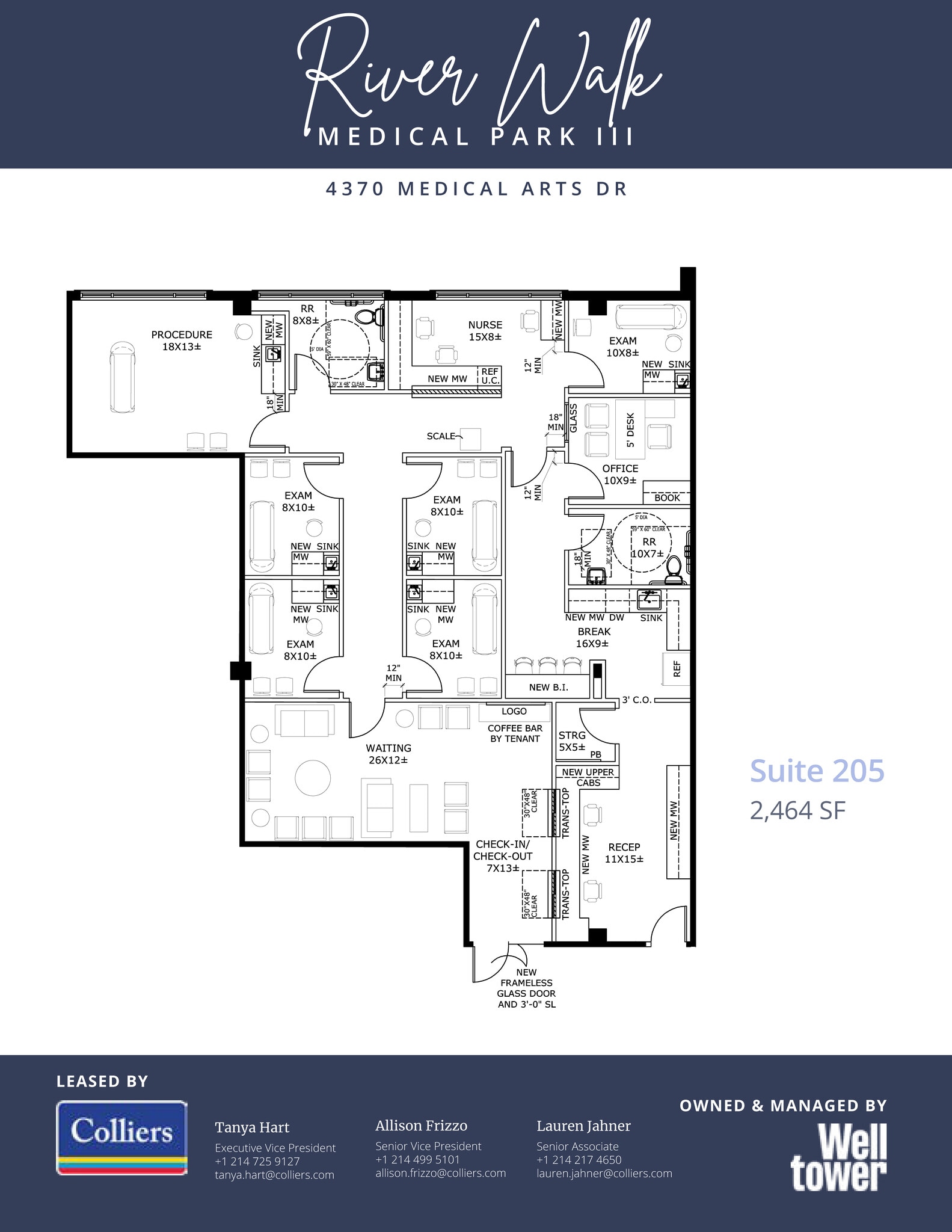4370 Medical Arts Dr, Flower Mound, TX à louer Plan d’étage– Image 1 sur 1