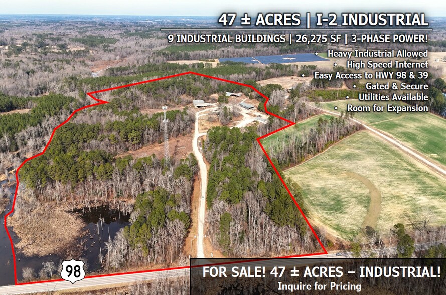 686 NC 98 Hwy W, Bunn, NC à vendre - Photo principale – Image 1 sur 4