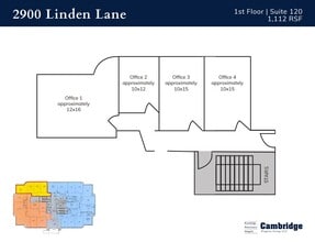 2900 Linden Ln, Silver Spring, MD à louer Plan d’étage– Image 1 sur 1