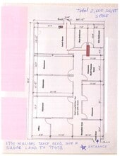 1730 Williams Trace Blvd, Sugar Land, TX à louer Plan de site– Image 1 sur 1