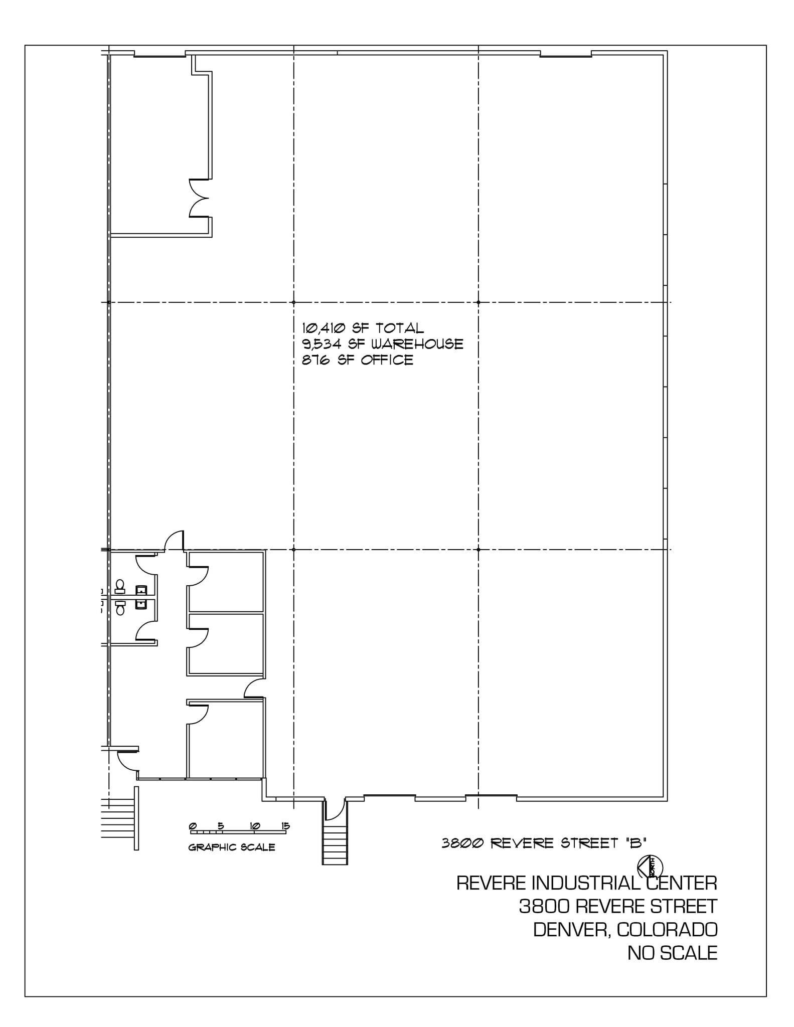 3800 Revere St, Denver, CO à louer Plan de site– Image 1 sur 3