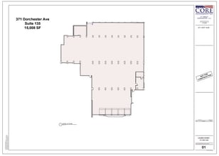 371 Dorchester Ave, South Boston, MA à louer Plan d’étage– Image 1 sur 1