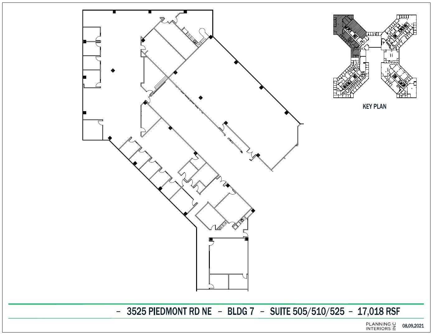 3495 Piedmont Rd NE, Atlanta, GA à louer Plan d’étage– Image 1 sur 2