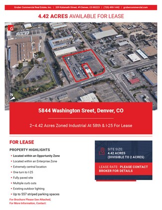 Plus de détails pour 5844 Washington St, Denver, CO - Terrain à louer