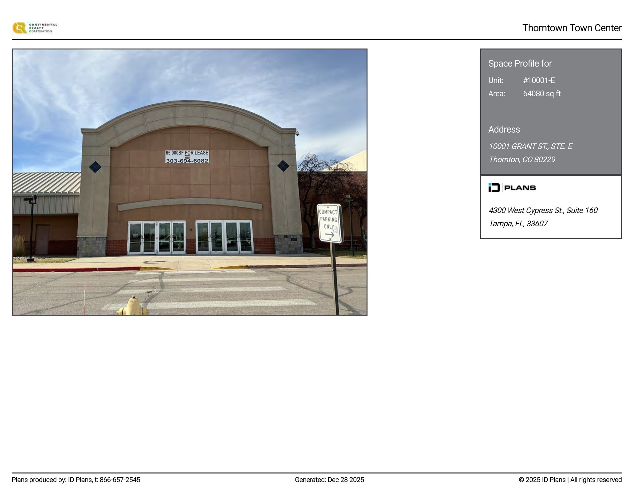 9901-10003 Grant St, Thornton, CO à louer Plan de site– Image 1 sur 1