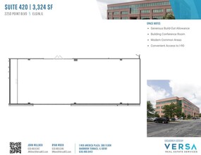 2250 Point Blvd, Elgin, IL à louer Plan d’étage– Image 1 sur 2