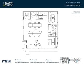 800 Gesco St, Charlotte, NC à louer Plan d’étage– Image 1 sur 1