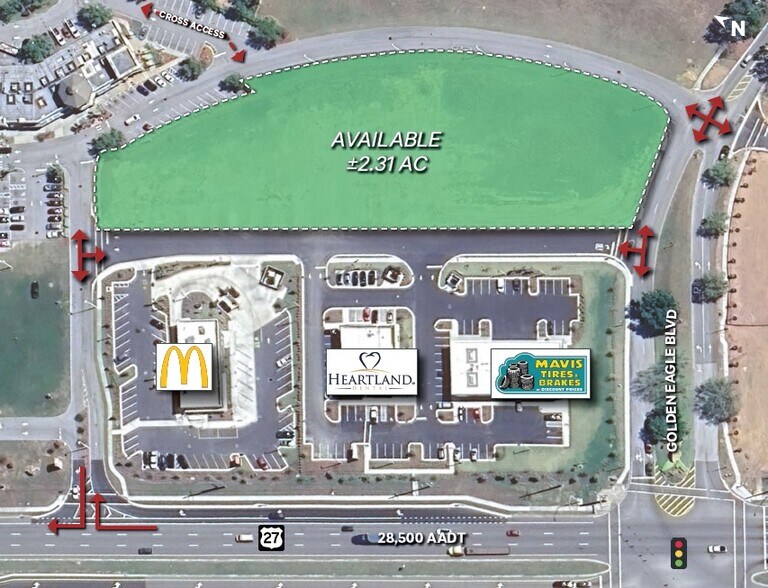 US Hwy 27 & Golden Eagle Blvd, Clermont, FL à louer - Plan de site – Image 2 sur 2