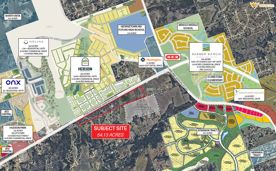 Ronald Reagan blvd, Georgetown, TX à vendre - Photo de l’immeuble – Image 2 sur 6