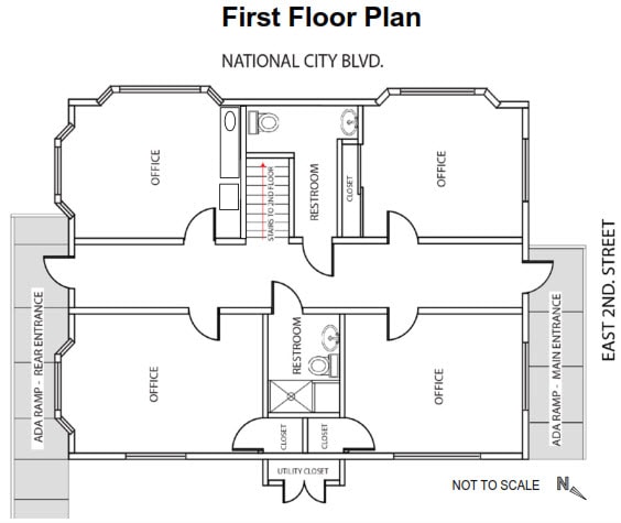 205 National City Blvd, National City, CA à louer Plan d’étage– Image 1 sur 2