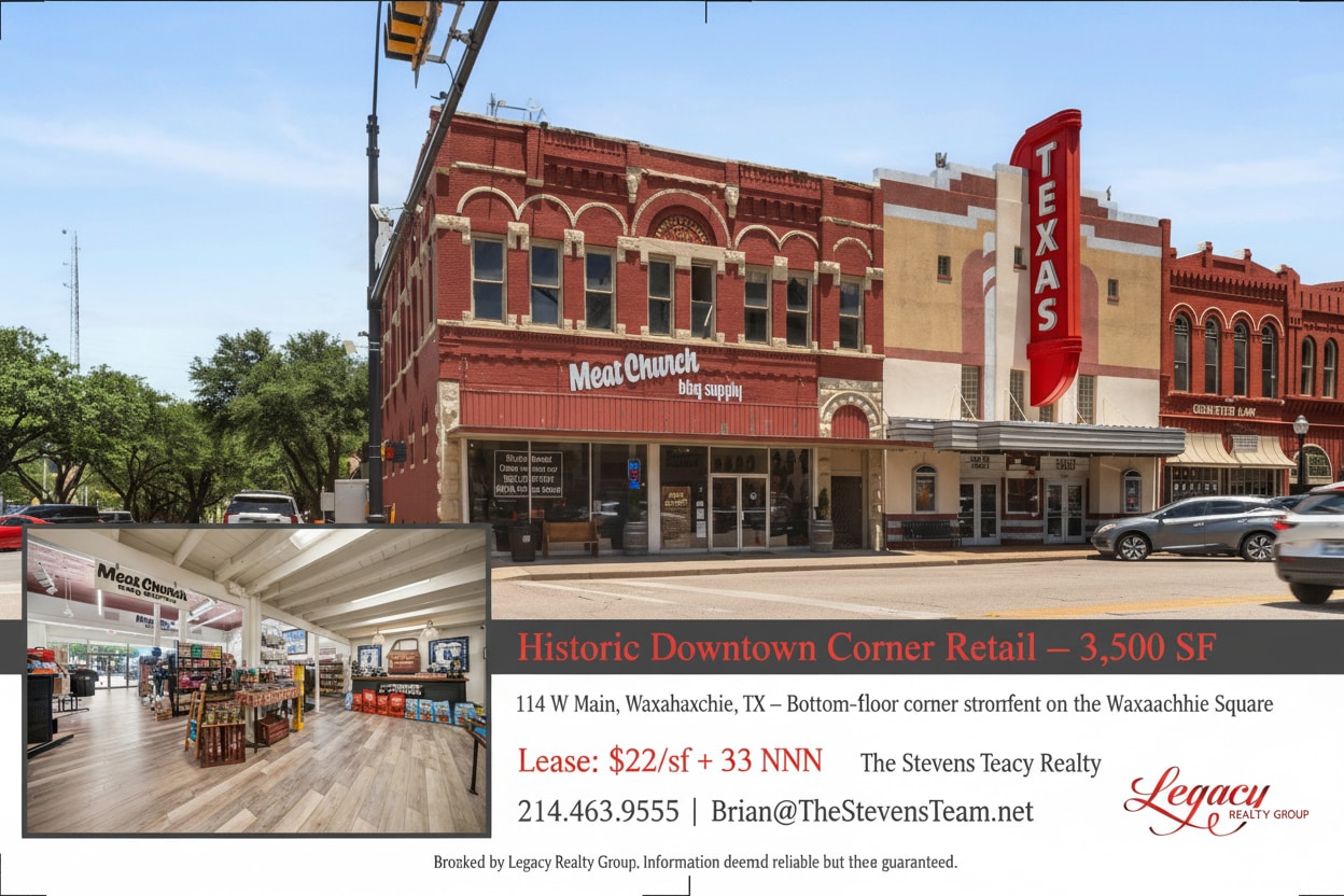 114 W Main St, Waxahachie, TX à louer Photo intérieure– Image 1 sur 24