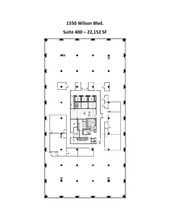 1560 Wilson Blvd, Arlington, VA à louer Plan de site– Image 1 sur 2