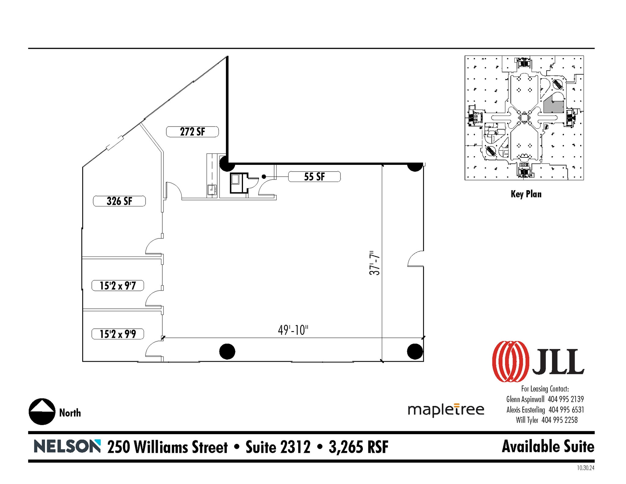 250 Williams St NW, Atlanta, GA à louer Plan d’étage– Image 1 sur 1