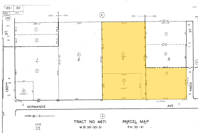 20101 S Vermont Ave, Torrance, CA à louer - Plan cadastral – Image 2 sur 8