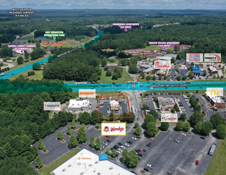 1133 Bankhead hwy, Carrollton, GA à vendre - Photo de l’immeuble – Image 2 sur 12