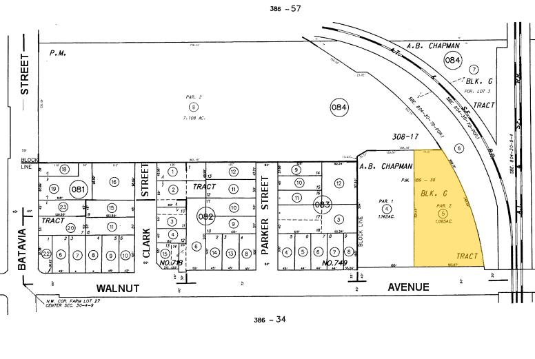 535 W Walnut Ave, Orange, CA à vendre - Plan cadastral – Image 3 sur 3