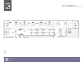 180 N LaSalle St, Chicago, IL à louer Plan d’étage– Image 1 sur 1