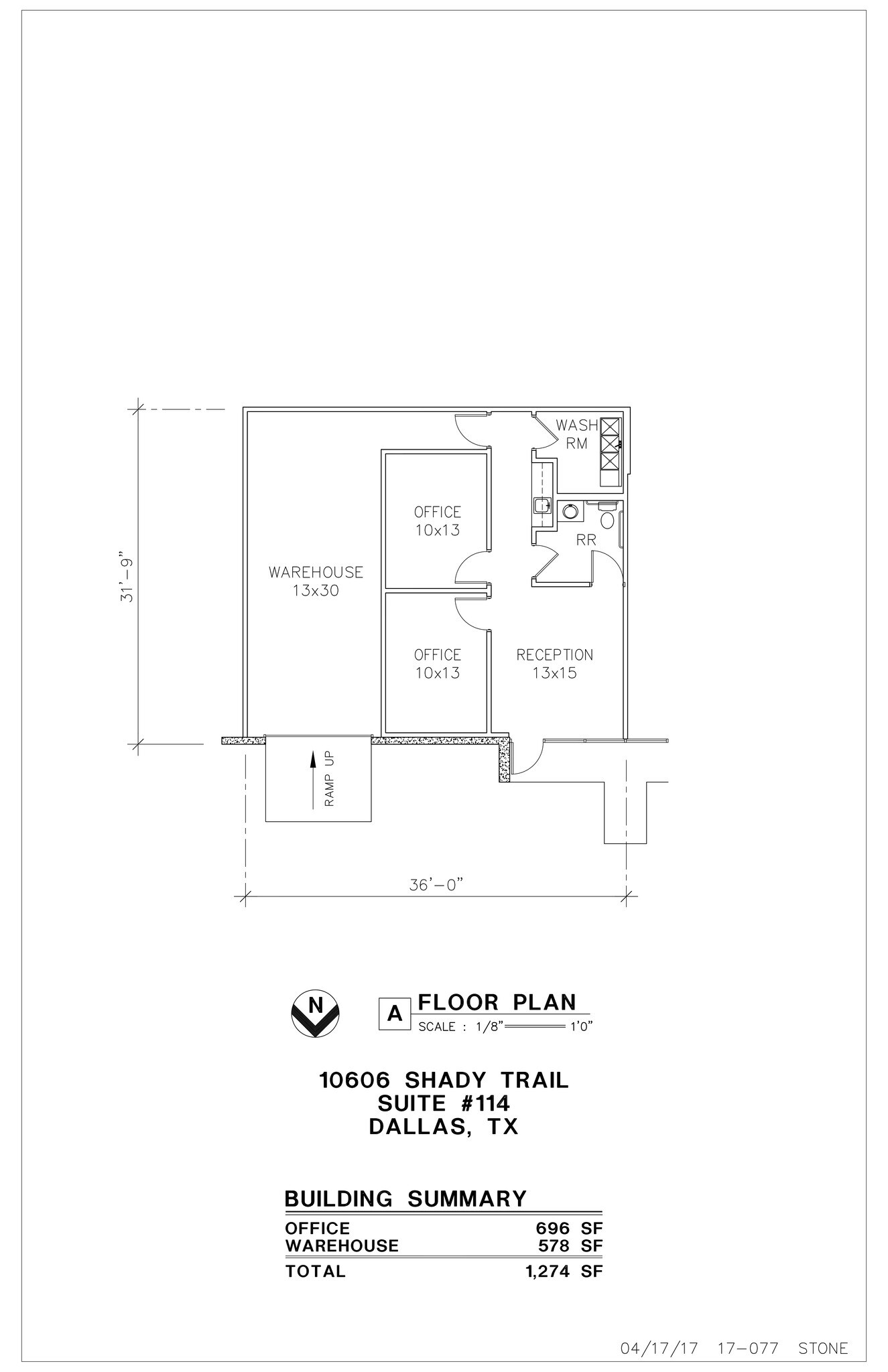 10606 Shady Trl, Dallas, TX à louer Plan de site– Image 1 sur 1