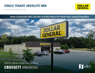 Plus de détails pour 1406 Dr Martin Luther King Jr Dr, Crossett, AR - Local commercial à vendre