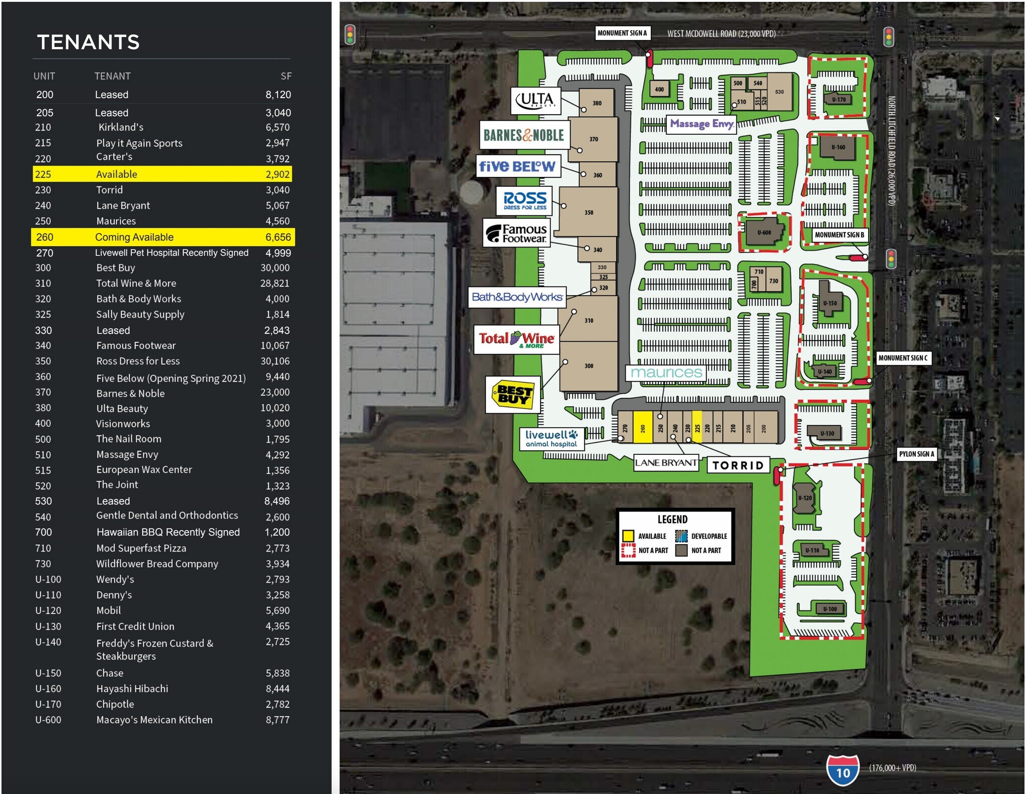 1380-1474 N Litchfield Rd, Goodyear, AZ à louer Plan de site– Image 1 sur 15