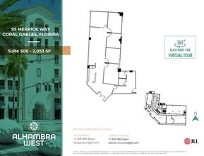 95 Merrick Way, Coral Gables, FL à louer Plan d’étage– Image 1 sur 1