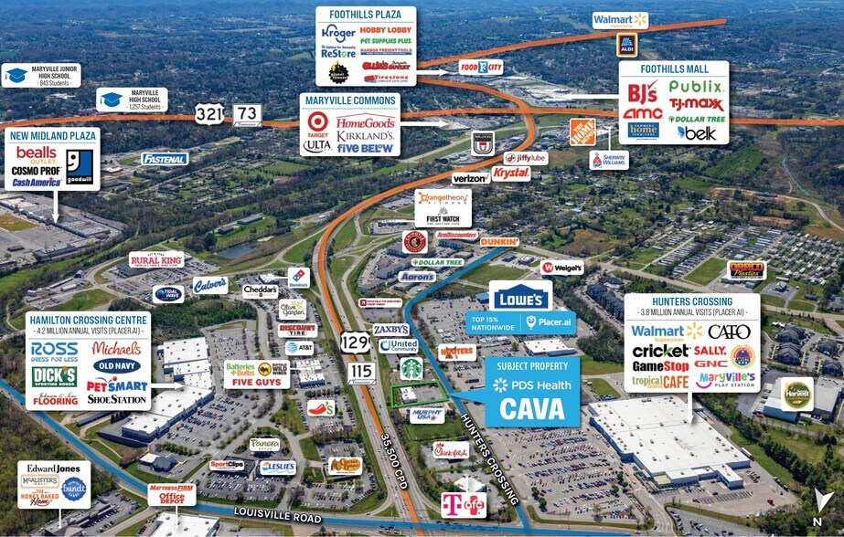 1055 Hunters Xing, Alcoa, TN à vendre - Photo de l’immeuble – Image 3 sur 5