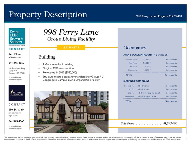 998 Ferry Ln, Eugene, OR à vendre - Photo de l’immeuble – Image 3 sur 8