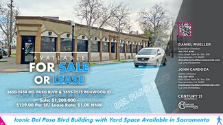 Plus de détails pour 2450-2454 Del Paso Blvd, Sacramento, CA - Bureau à vendre
