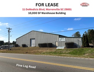 Plus de détails pour 11 Demedicis Blvd, Warrenville, SC - Industriel/Logistique à louer