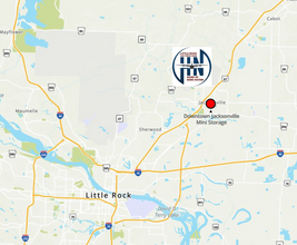 401 S 1st St, Jacksonville, AR - VUE AÉRIENNE  vue de carte