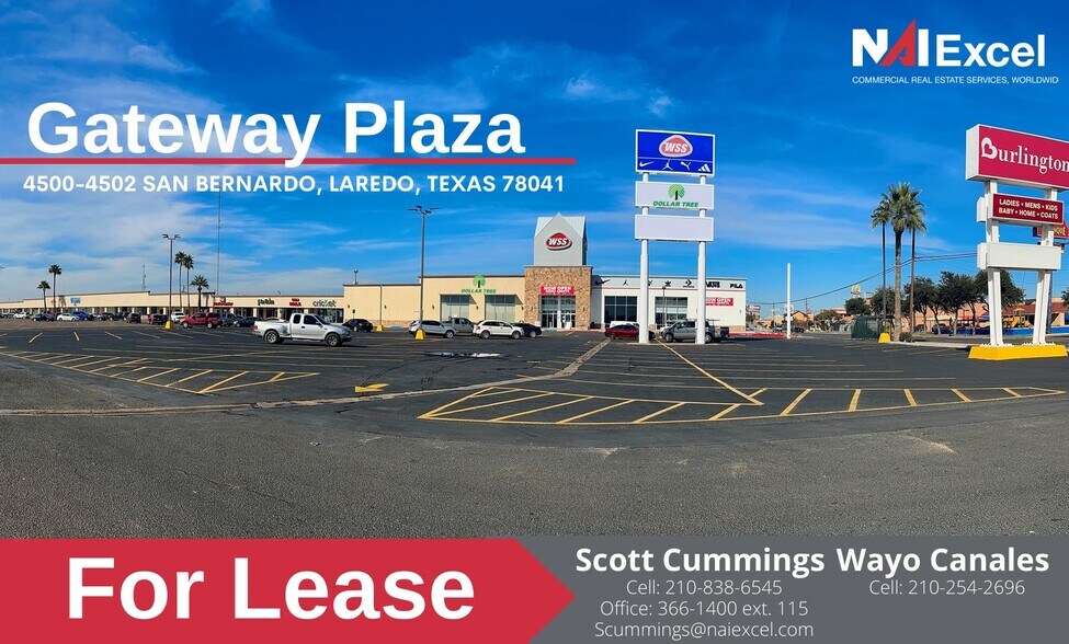 4500 San Bernardo Ave, Laredo, TX à louer - Photo de l’immeuble – Image 1 sur 3