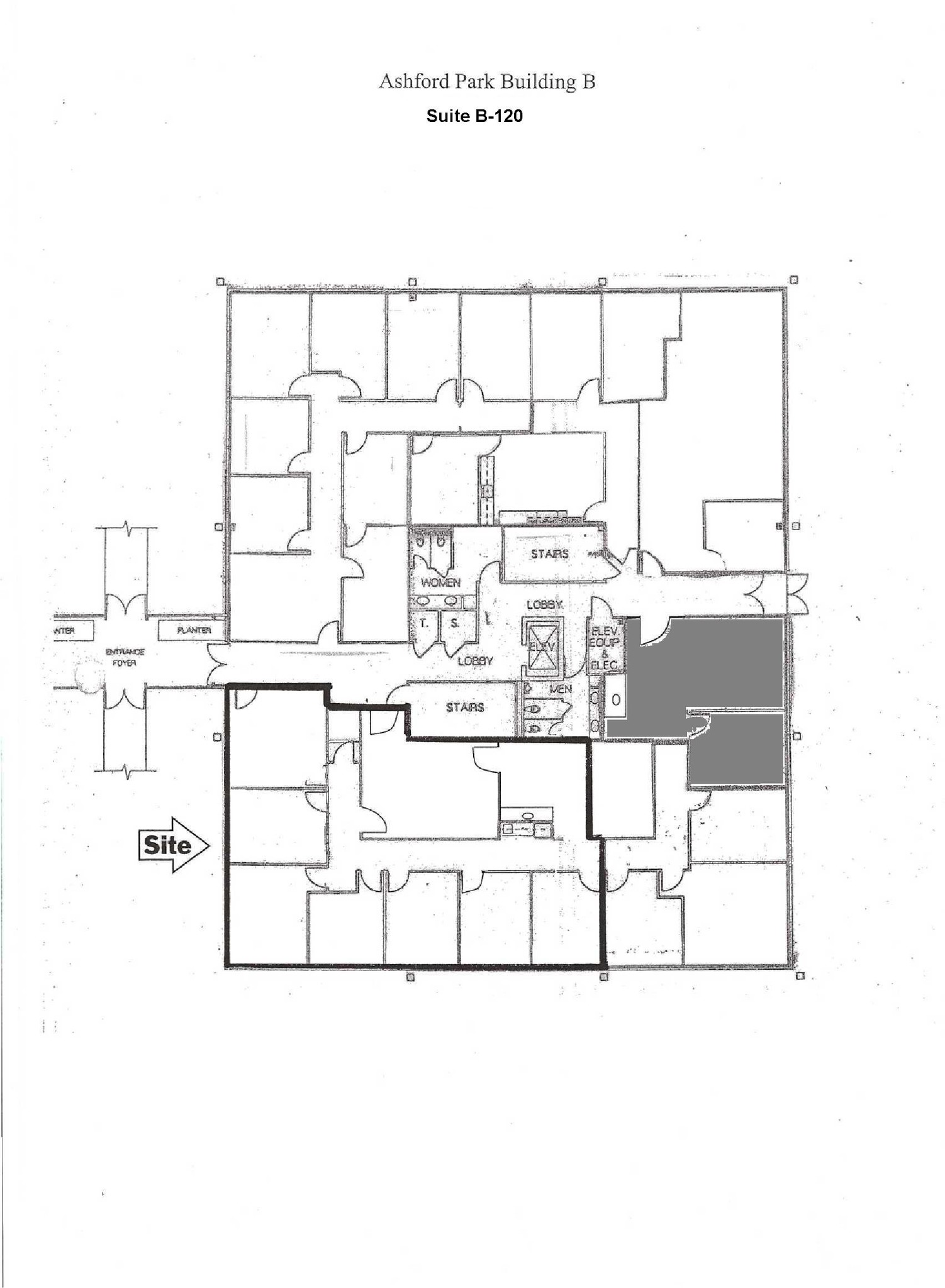 2626 John Ben Shepperd Pky, Odessa, TX à louer Plan de site– Image 1 sur 2