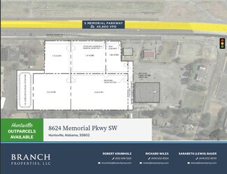 Plus de détails pour 8624 Memorial Pkwy SW, Huntsville, AL - Terrain à vendre