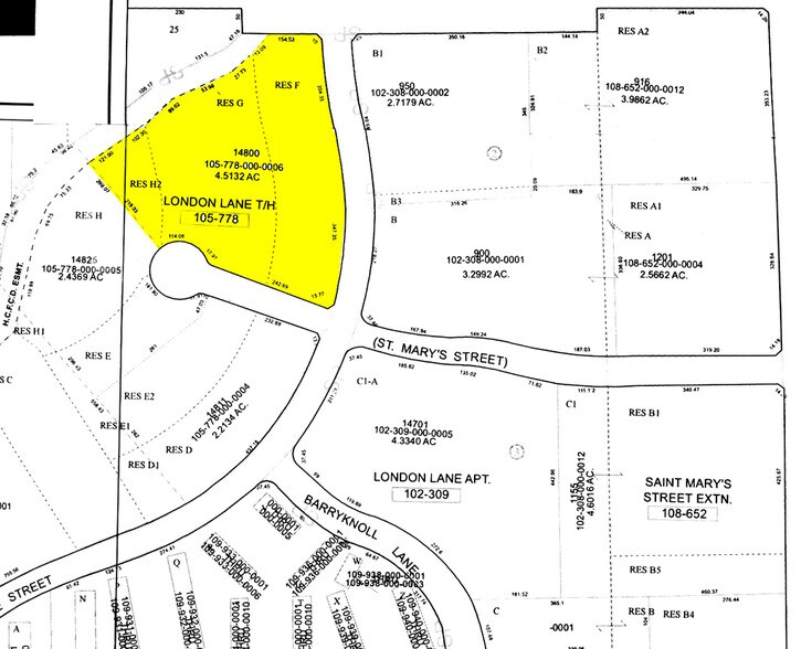 14800 St. Mary's Ln, Houston, TX à louer - Plan cadastral – Image 2 sur 7