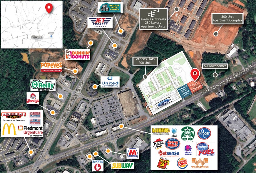 1045 Hull Rd, Athens, GA à louer - Photo de l’immeuble – Image 2 sur 7