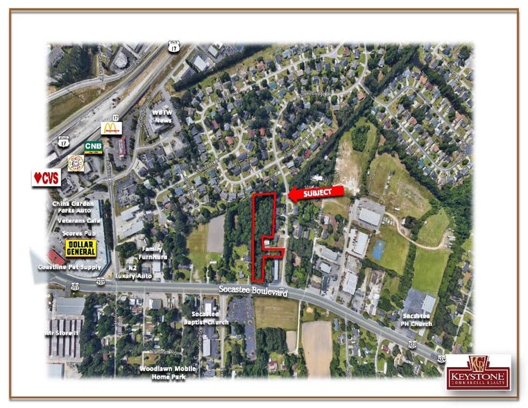 0 Socastee Blvd, Myrtle Beach, SC à vendre - Photo principale – Image 1 sur 6