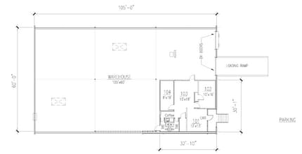 5921-5937 S Loop Fwy E, Houston, TX à louer Plan d’étage– Image 1 sur 1