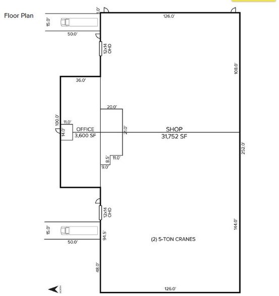 56306-56358 Precision Dr, Chesterfield, MI à louer - Plan d’étage – Image 3 sur 3