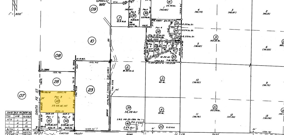 Santa Fe st, Hemet, CA à vendre - Plan cadastral – Image 2 sur 2