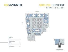 810 Seventh Ave, New York, NY à louer Plan d’étage– Image 1 sur 1